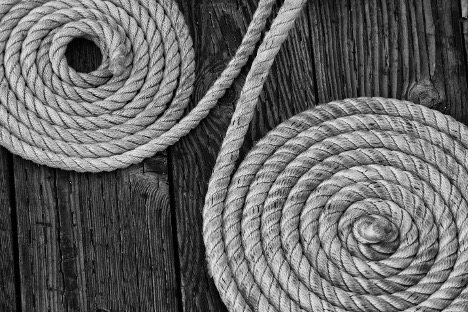 coiled rope