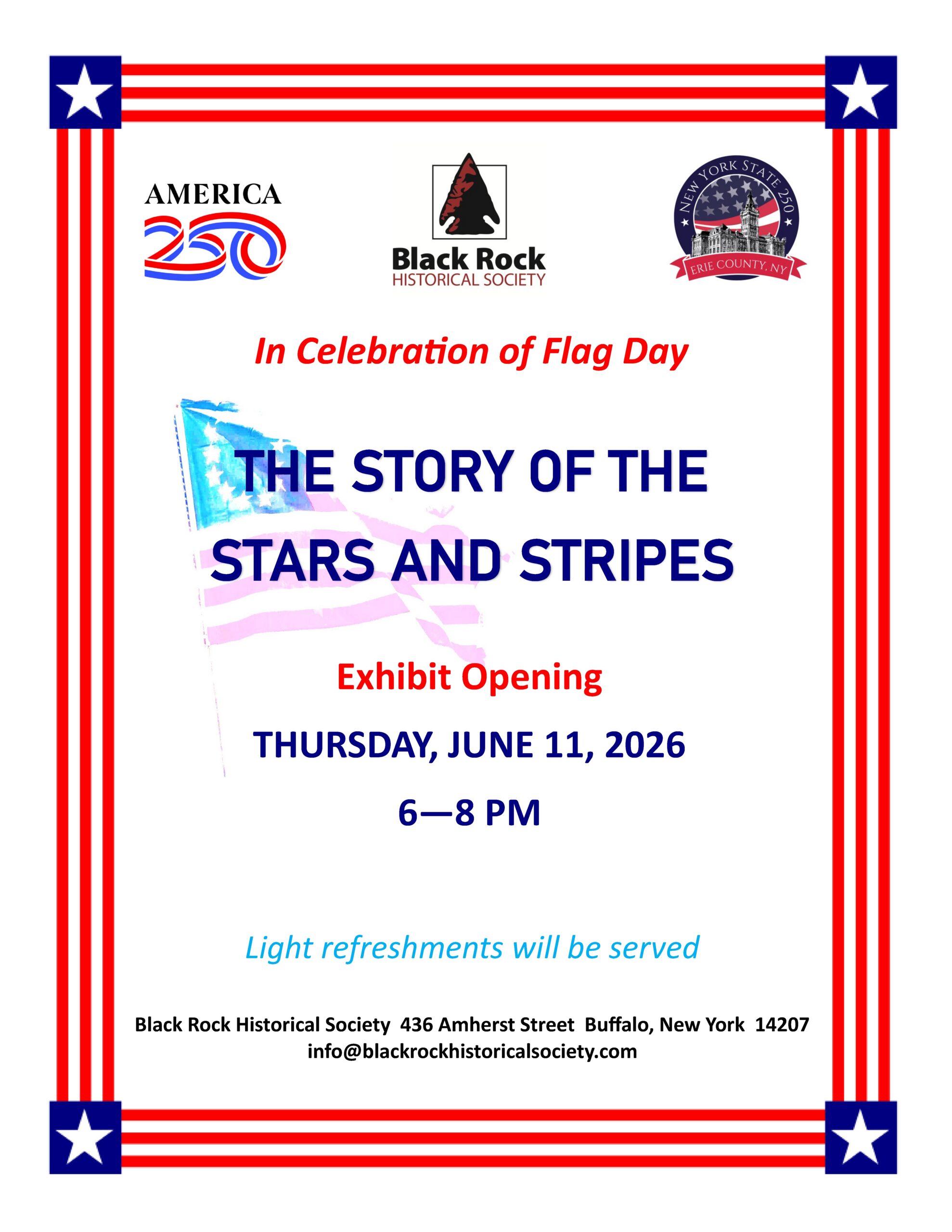 Exhibit Opening – The Story of the Stars and Stripes
